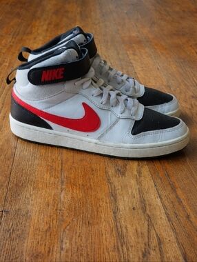 Nike High-Tops with Red and Black Accents Sz 6